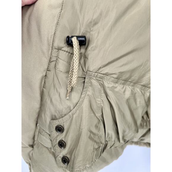 Vintage 90s CABELA'S Premier Northern GOOSE DOWN XL Tan Parka HUNTING hooded - Picture 10 of 16